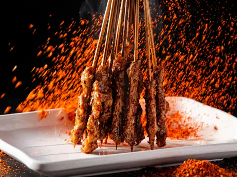Brocheta de cordero