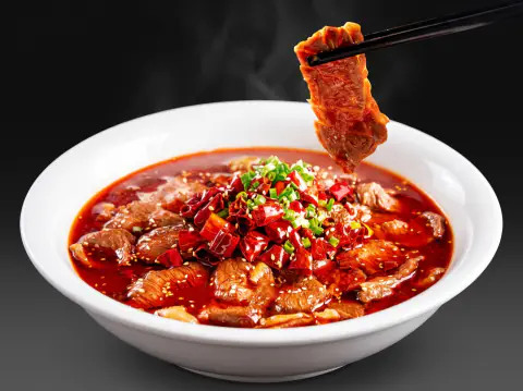 Cazuela picante de ternera