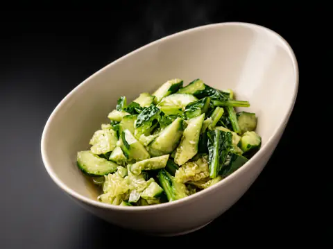 Ensalada de pepino fresco