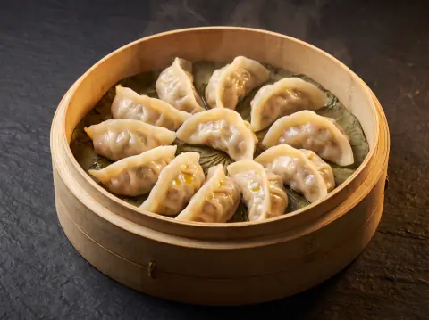 Gyozas al vapor