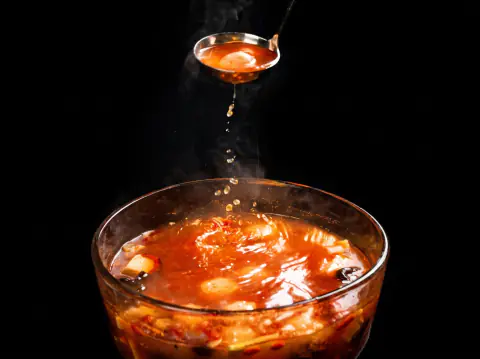 Sopa Agridulce Picante