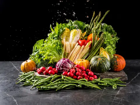 Verduras de temporada salteadas